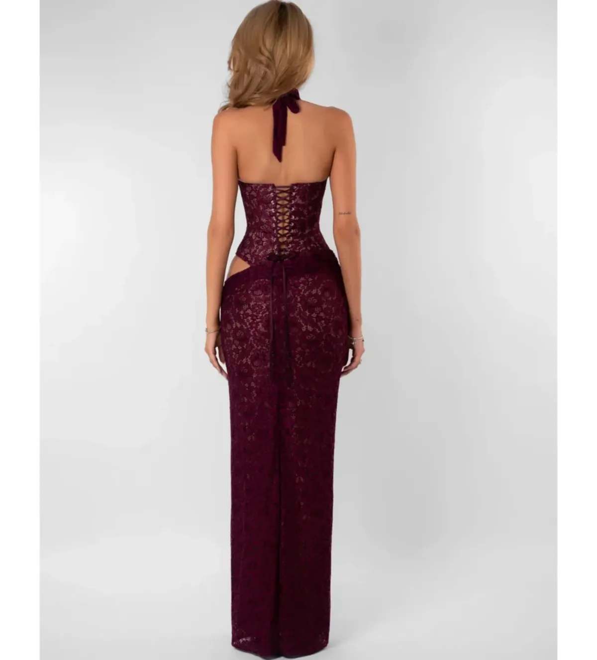 Fenity Veronica Dress in Burgundy Size AU8 - Image 2