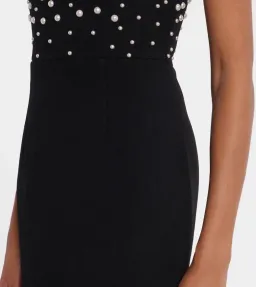 🖤 Rebecca Vallance Lynette Gown – Size AU 8 - Black Pearl Embellished Formal Maxi Dress – 🖤 for rent on The Volte - image 5