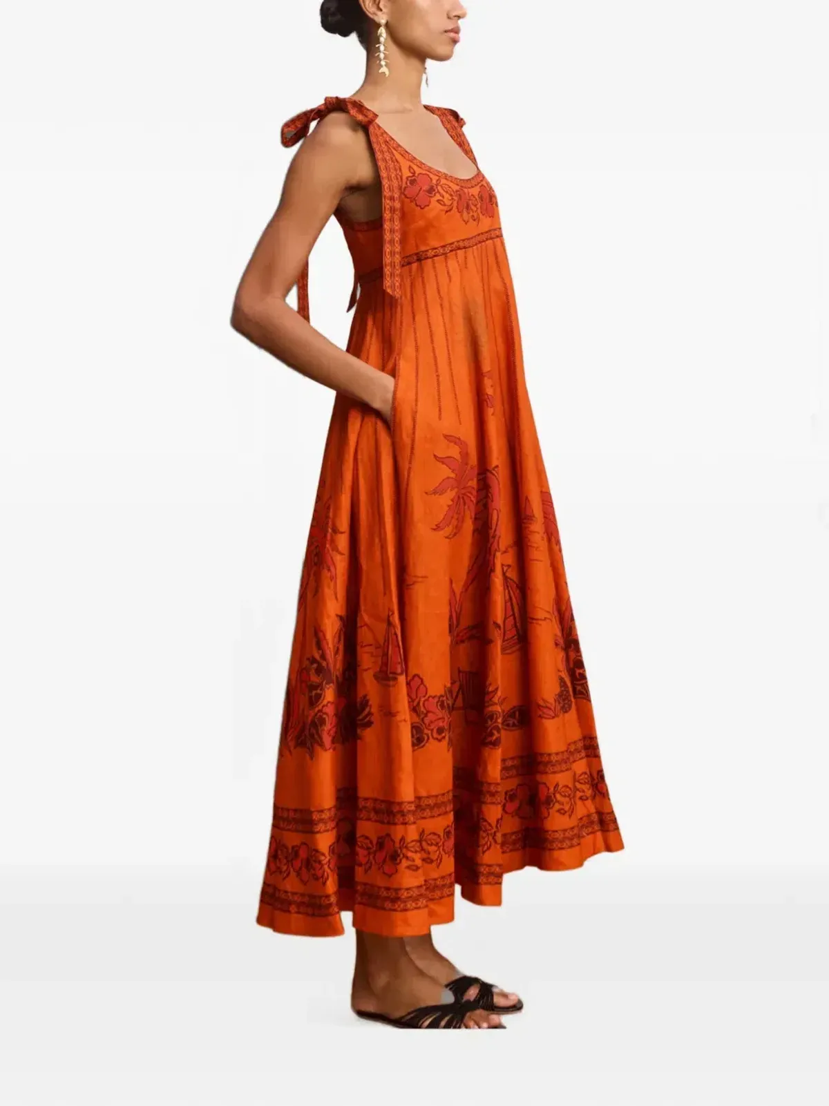 Alemais Boathouse Ballet Midi Size 14 - Image 3