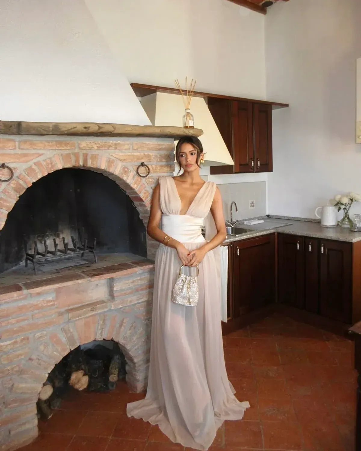 Arcina Ori Ramona In Champagne Gown XS - Image 4