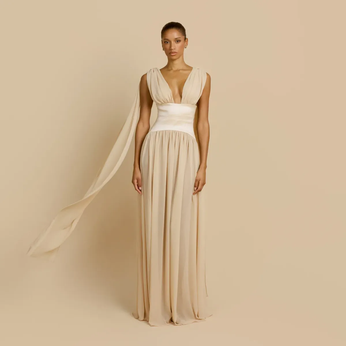 Arcina Ori Ramona In Champagne Gown XS - Image 6