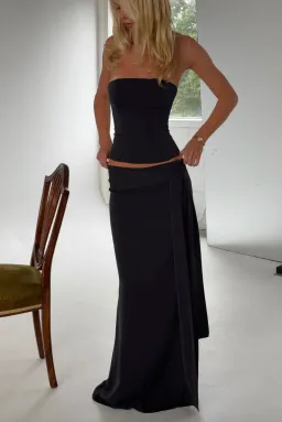 sabelle Charlotte set, Midnight, maxi, size SMALL (aU8)  for rent on The Volte - image 1