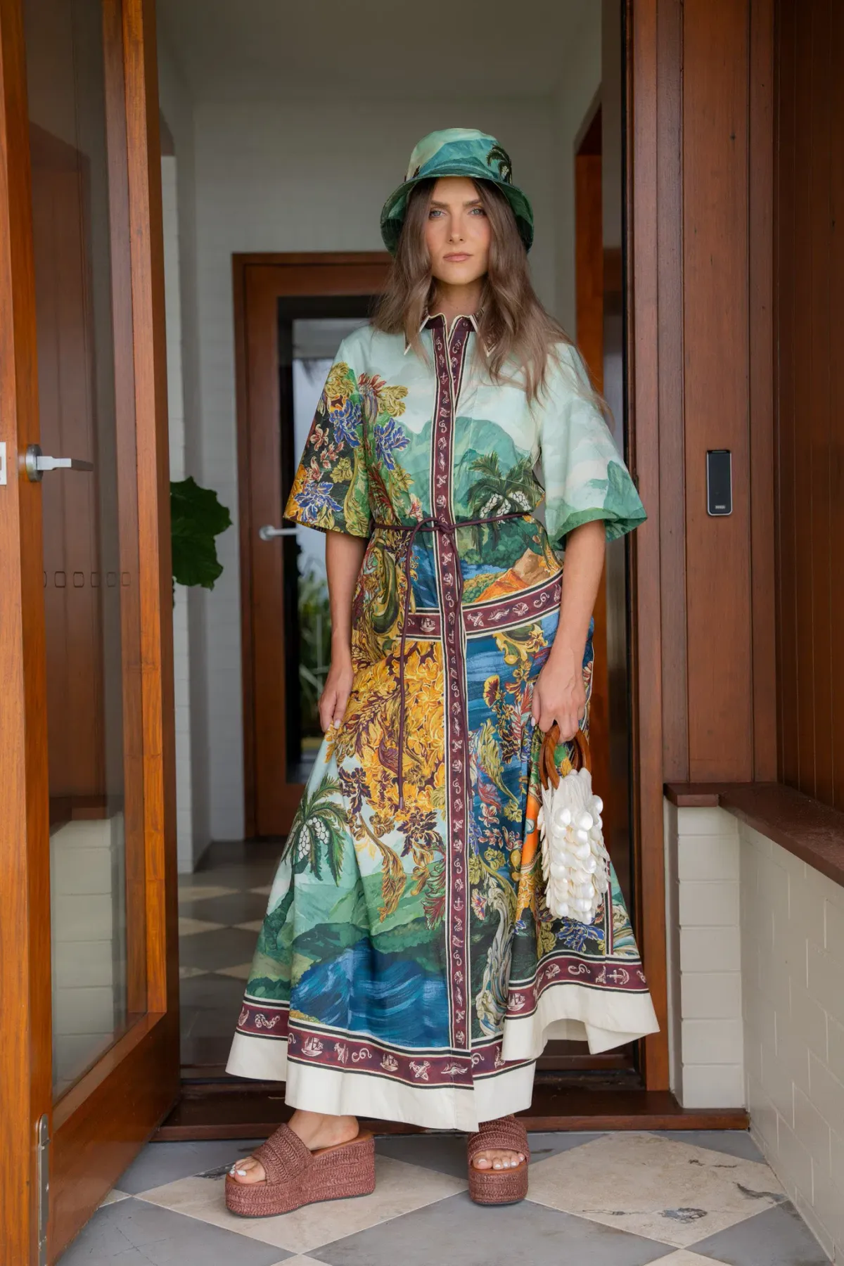 ALEMAIS LUCENA SHIRTDRESS SIZE 10 - Image 1