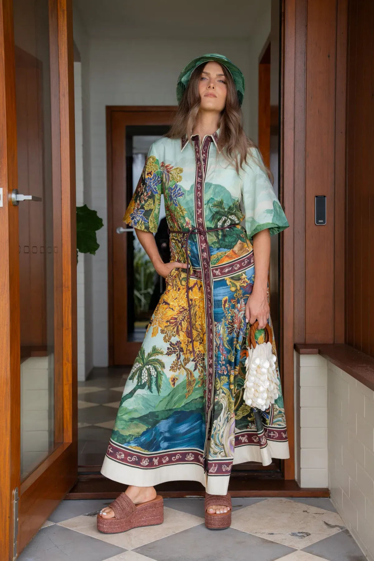 ALEMAIS LUCENA SHIRTDRESS SIZE 10 - Image 2