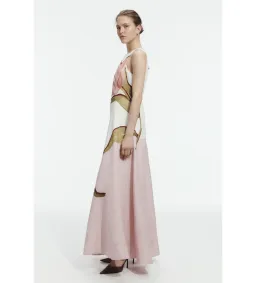 Aje Skies Maxi Dress in Flourish Rose Size AU10 for rent on The Volte - image 2