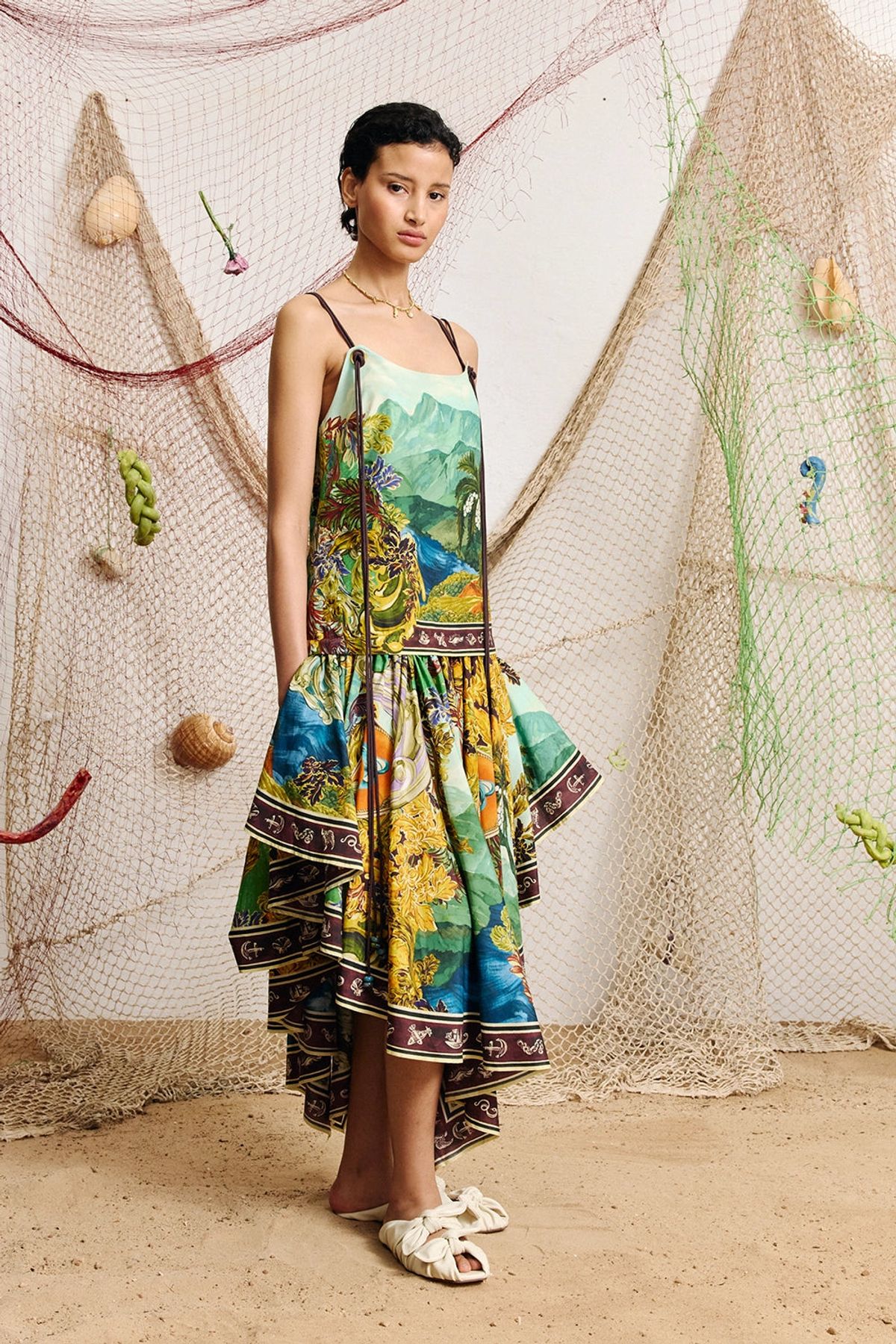 ALEMAIS LUCENA MIDI DRESS SIZE 12 - Image 5