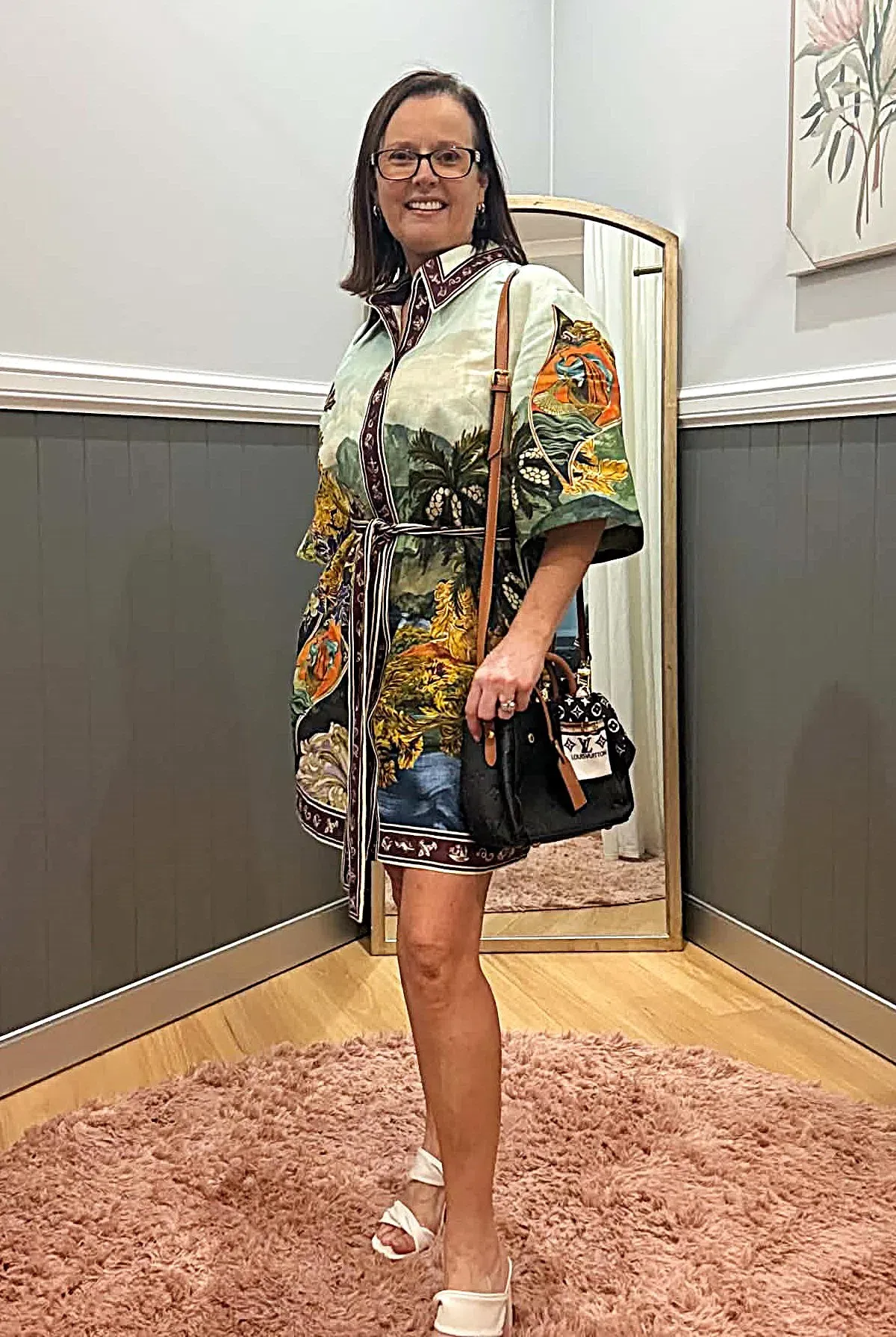 ALEMAIS LUCENA MINI SHIRTDRESS SIZE 14 - Image 2