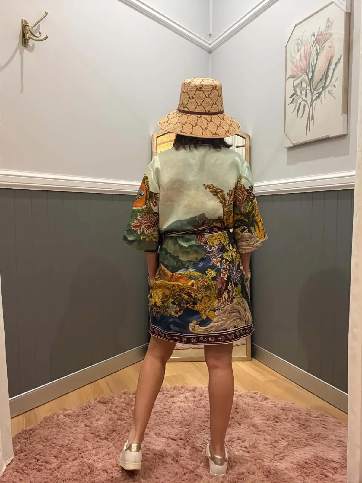 ALEMAIS LUCENA MINI SHIRTDRESS SIZE 14 - Image 6