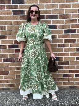 ALEMAIS ALESSIA MIDI DRESS SIZE 12 for rent on The Volte - image 2