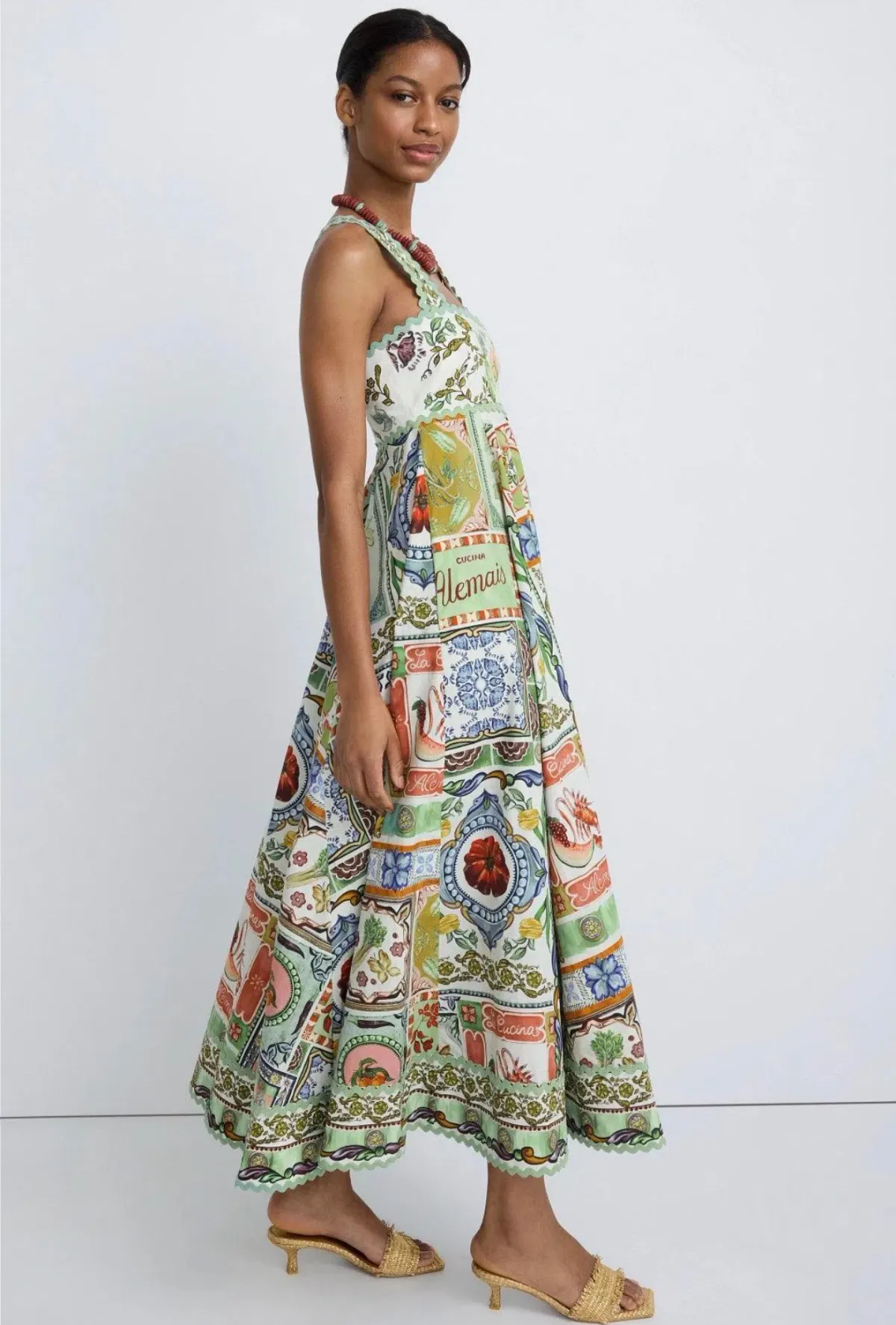 ALÉMAIS Tommasina Summer Dress | Size AU 14 - Image 3