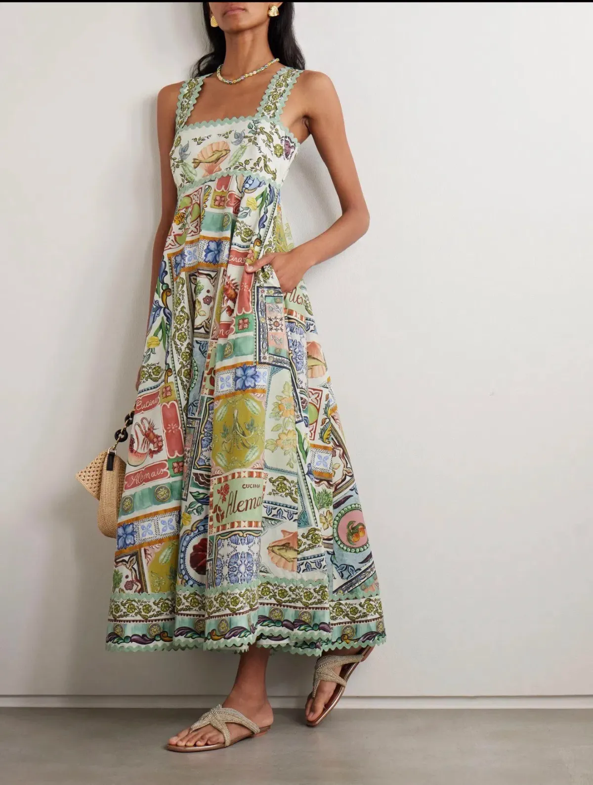 ALÉMAIS Tommasina Summer Dress | Size AU 14 - Image 2