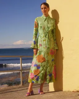 Alemais Olivia Shirt Dress Size 12 for rent on The Volte - image 1