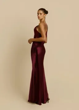 ARCINA ORI HELENA DRESS PLUM SIZE 6 (XS) for rent on The Volte - image 5