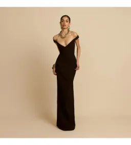 Arcina Ori Ellery Maxi Dress in Black Size AU6 for rent on The Volte - image 1