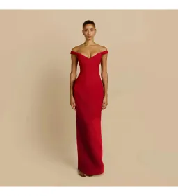Arcina Ori Ellery Maxi Dress in Red Size AU10 for rent on The Volte - image 1