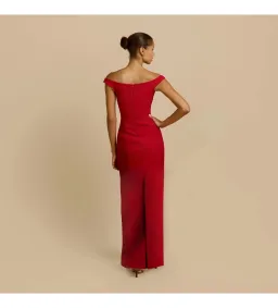 Arcina Ori Ellery Maxi Dress in Red Size AU10 for rent on The Volte - image 3