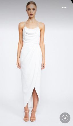 Lace Up Cowl Dress for rent on The Volte - image 1