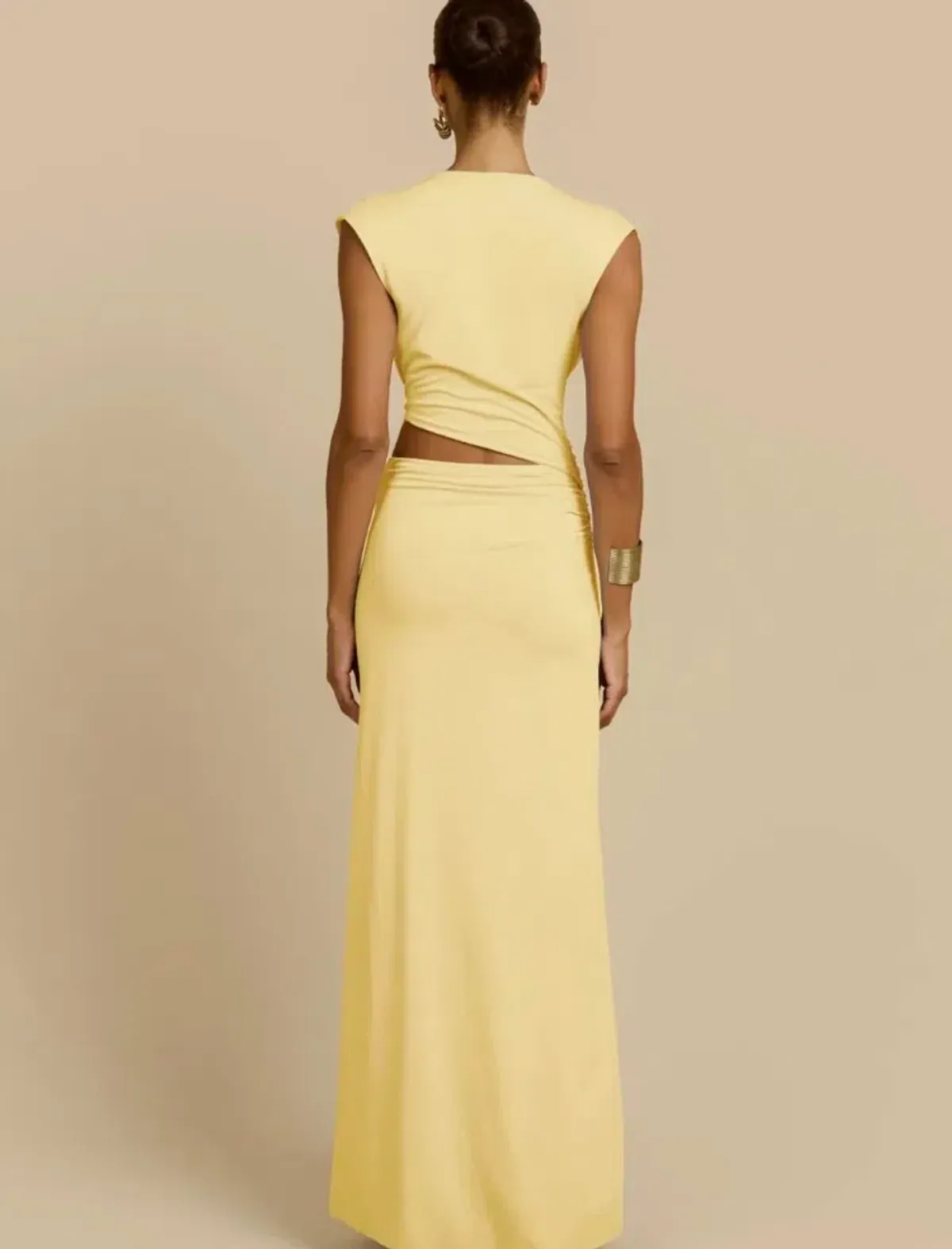 Arcina Ori Jade Dress Lemon Size S/AU 8 - Image 3