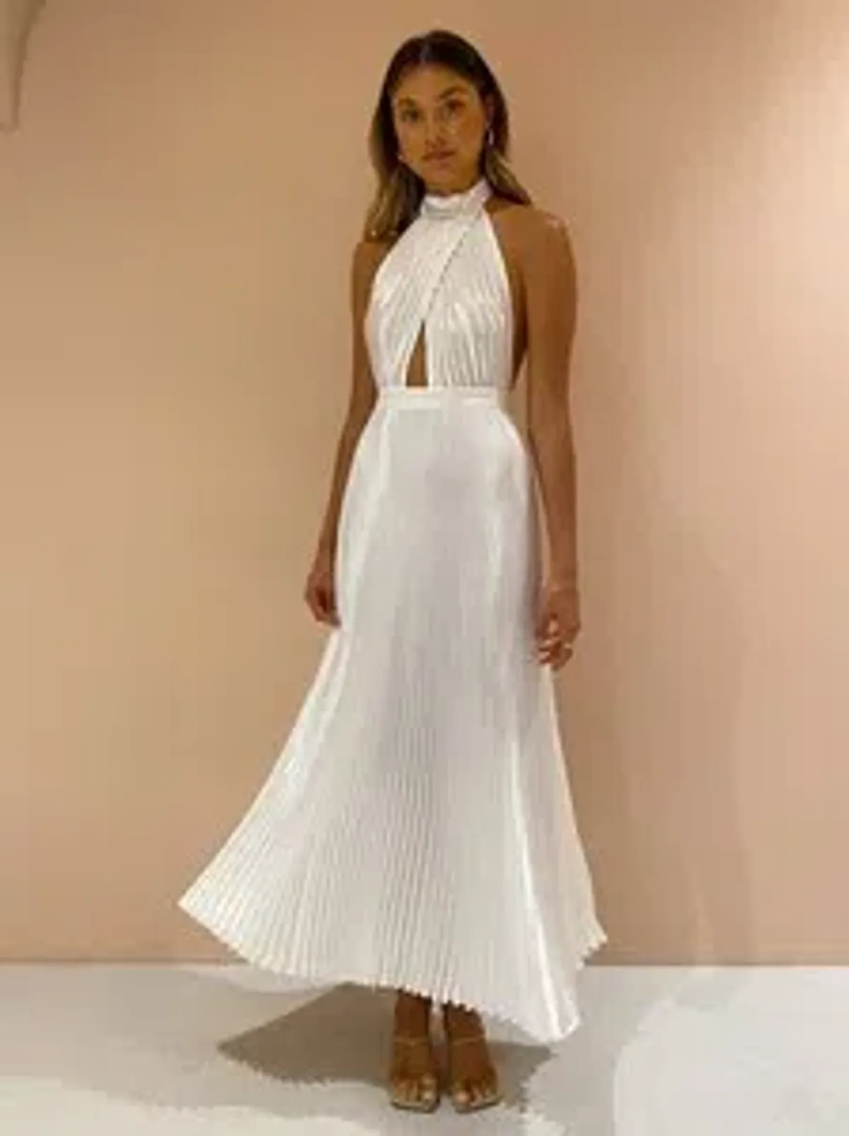 L'IDEE  renaissance split gown white  - Image 3