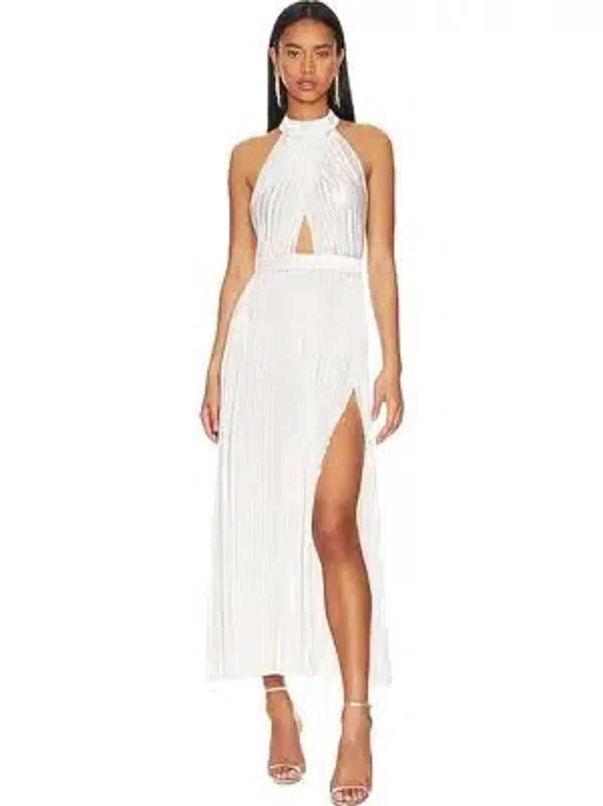L'IDEE  renaissance split gown white  - Image 2