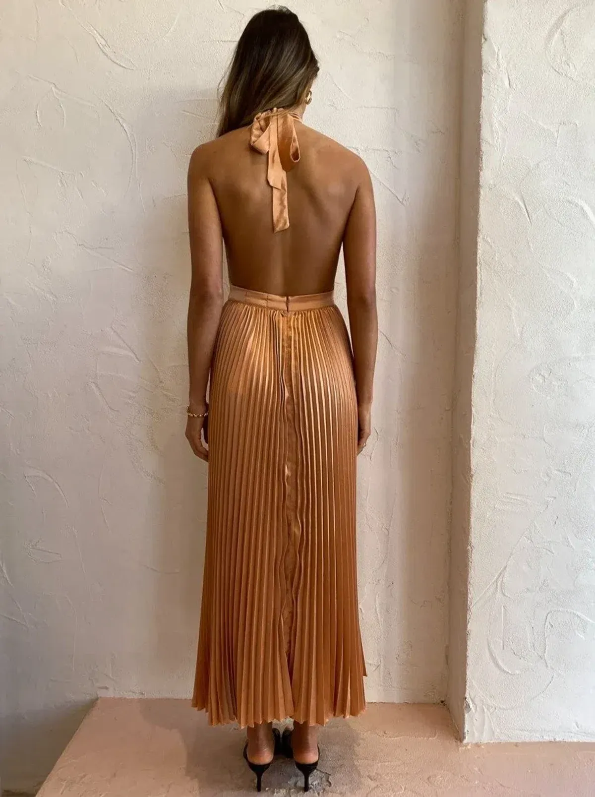  L'IDEE Renaissance Gown Rust - Image 3