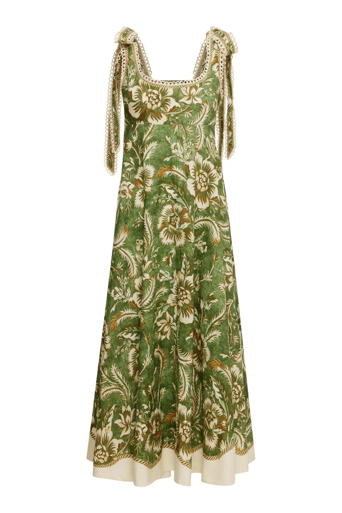 Alemais Alessia Ballet Sundress Green Floral Size 14 - Image 5