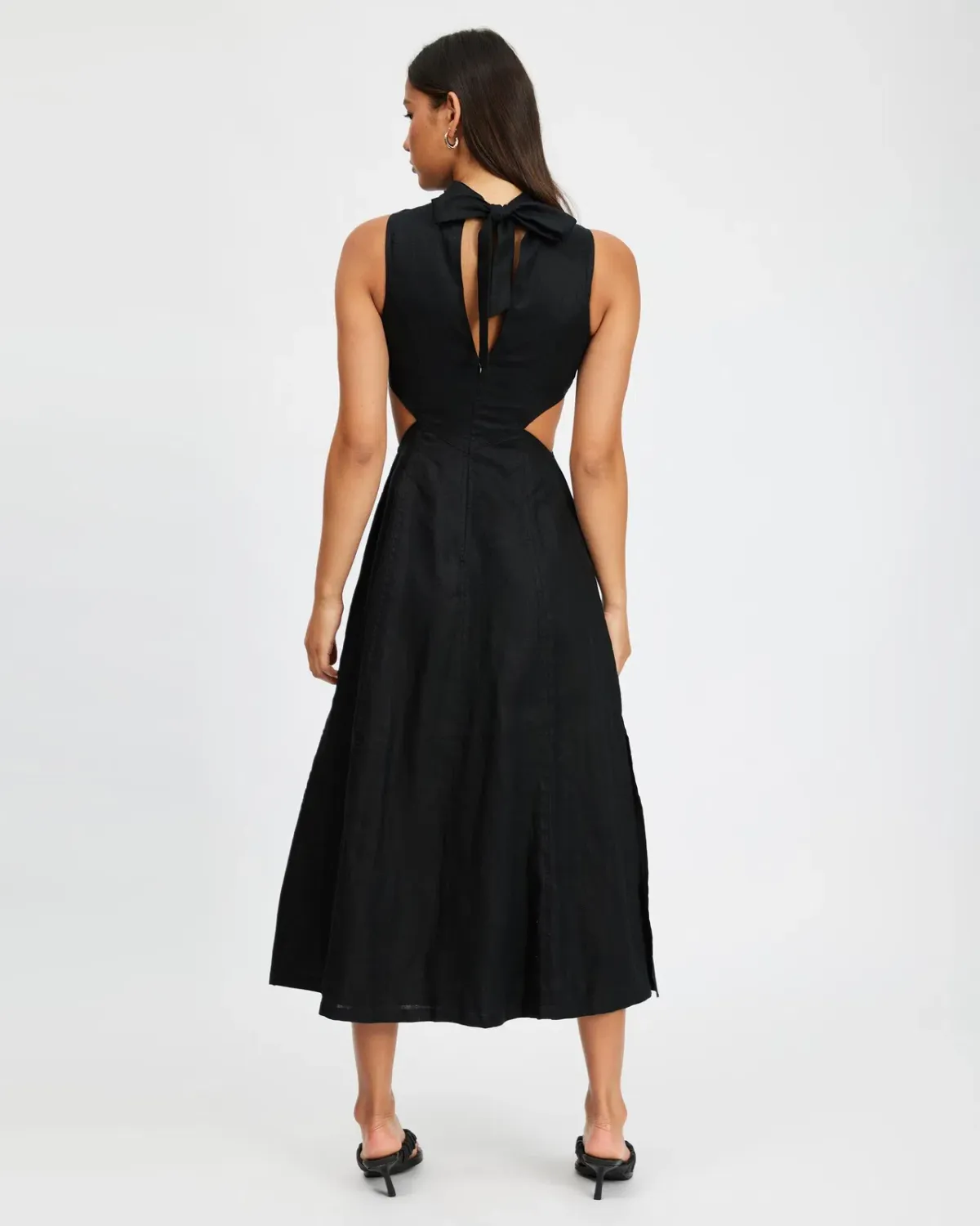 SOVERE Virtue Midi Dress black size 10 - Image 2