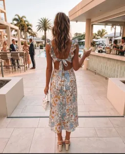 Zimmermann Super Eight Frilled Midi Dress in Floral Size 2 AU 12 for rent on The Volte - image 4