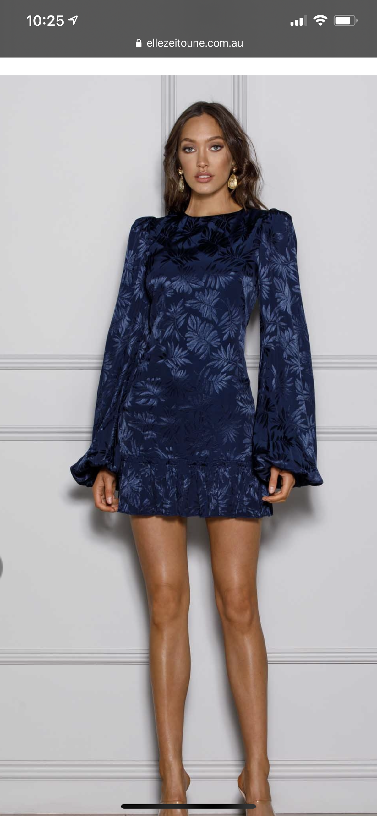 Elle Zeitoune Ellara Ink Dress Size 10 - Image 1