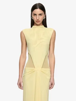 Bec & Bridge Odea Gathered Maxi Lemon Yellow Size S (8) for rent on The Volte - image 2
