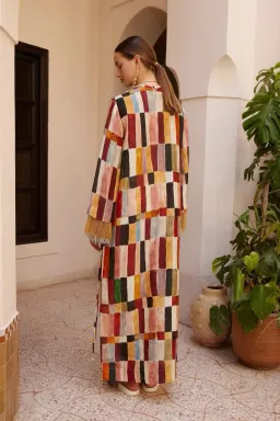 ALEMAIS Marjorelle Tunic Midi Dress Multi Size 8 AU for rent on The Volte - image 2