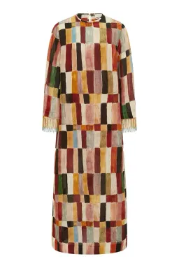 ALEMAIS Marjorelle Tunic Midi Dress Multi Size 8 AU for rent on The Volte - image 6