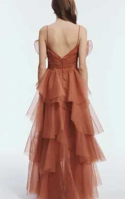 Aje Vionette Gown in Rust Size 6 for rent on The Volte - image 2