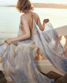 Zimmermann Clash Sail Gown s0P for rent on The Volte - image 1