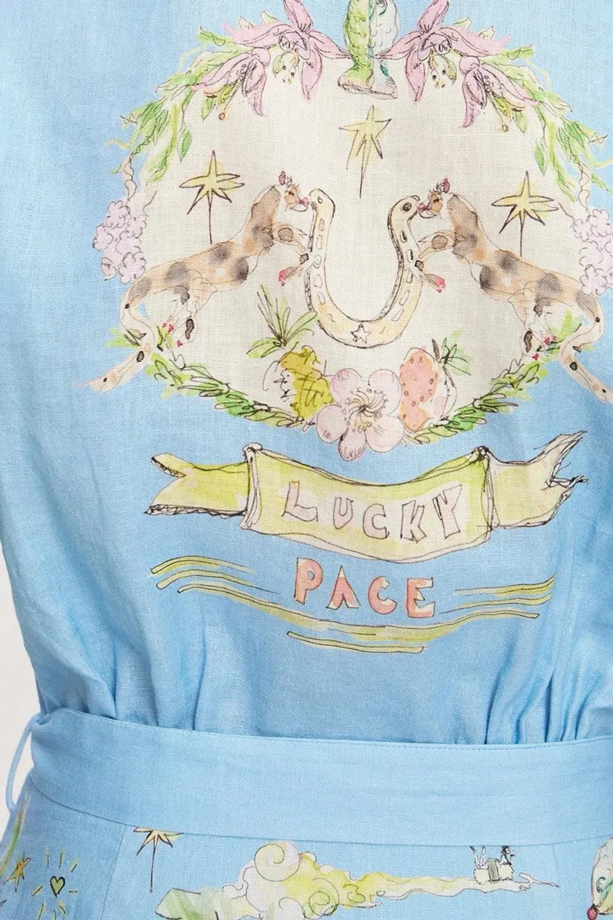 ALEMAIS Anouk Mini Dress Sky Blue Size 10 AU - Image 11