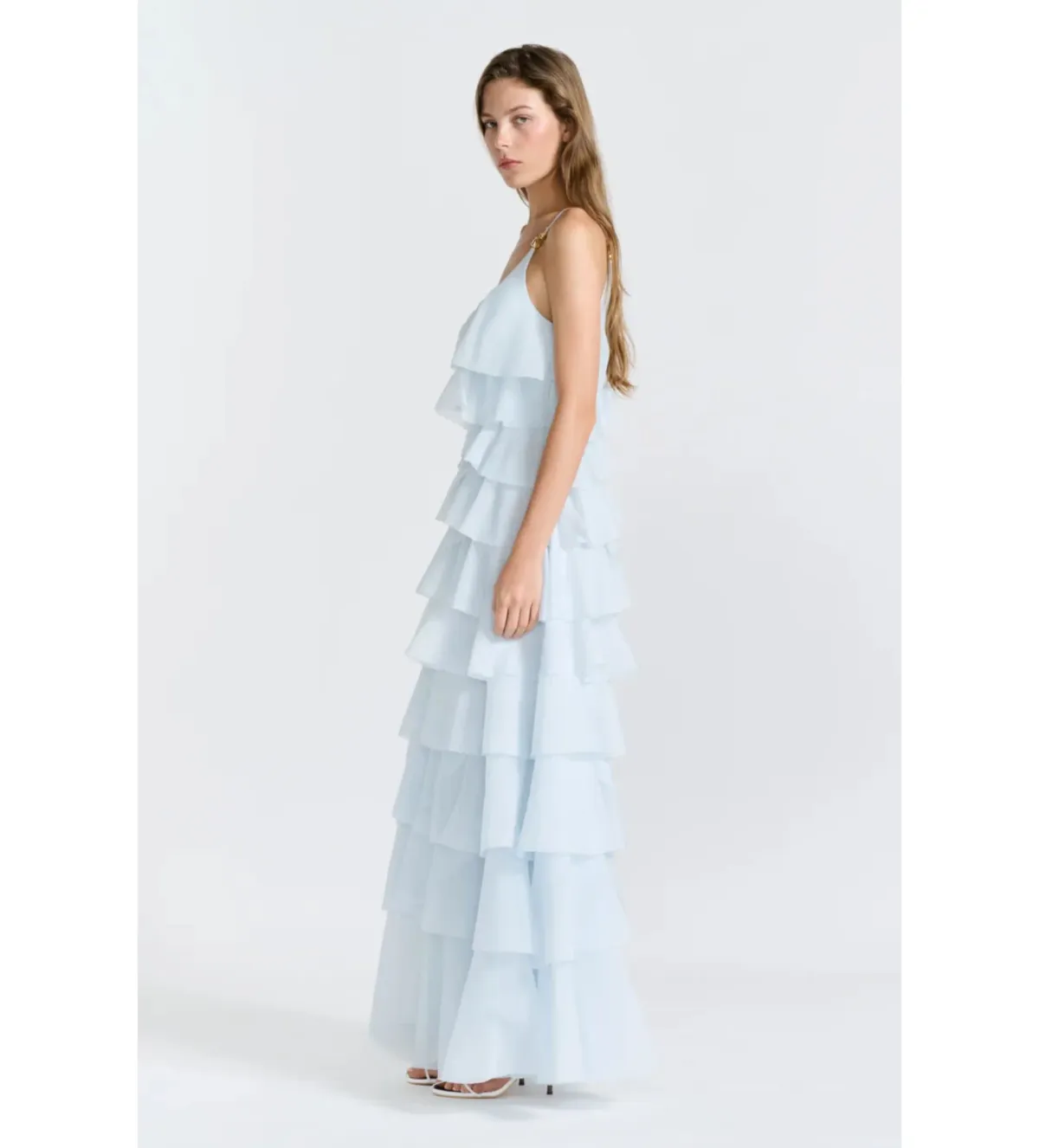 Aje Celestine Maxi Dress in Artic Blue Size AU6 - Image 2
