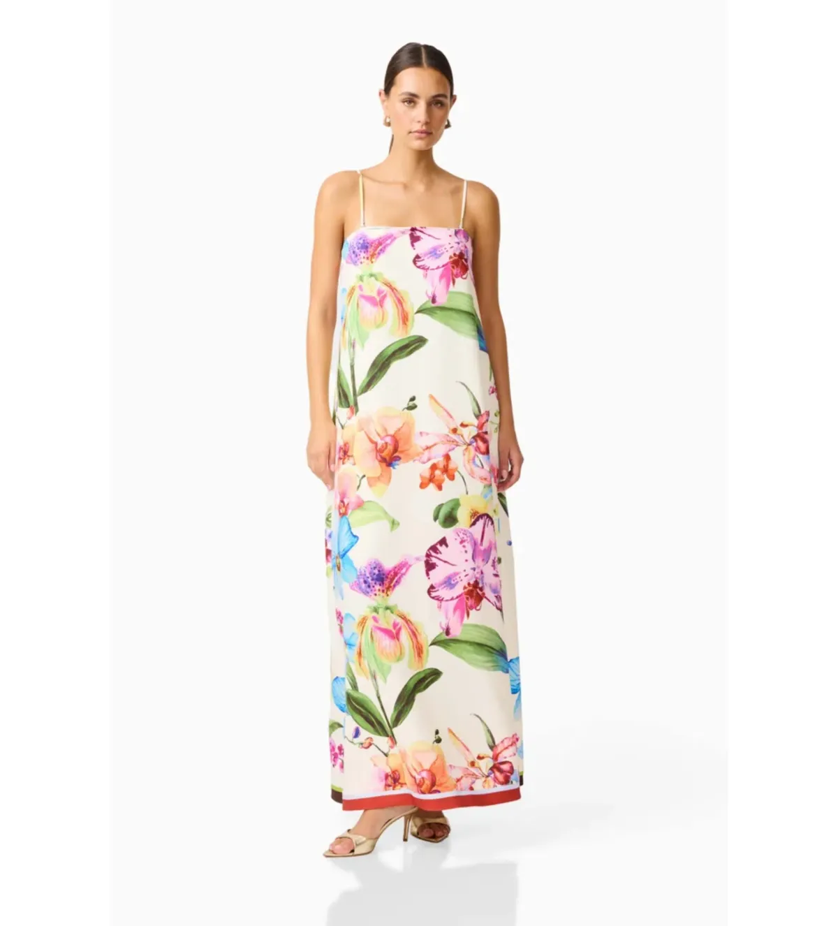 Elliatt Glinda A-Line Maxi Dress in Multi Floral Size S/AU8 - Image 1
