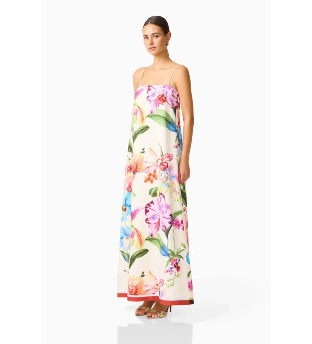 Elliatt Glinda A-Line Maxi Dress in Multi Floral Size XL/AU14 - Image 2
