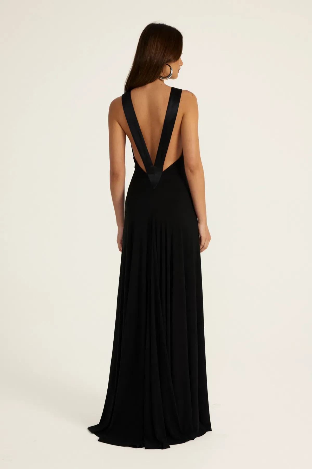 Ance Gria Rosa gown black size S - Image 3