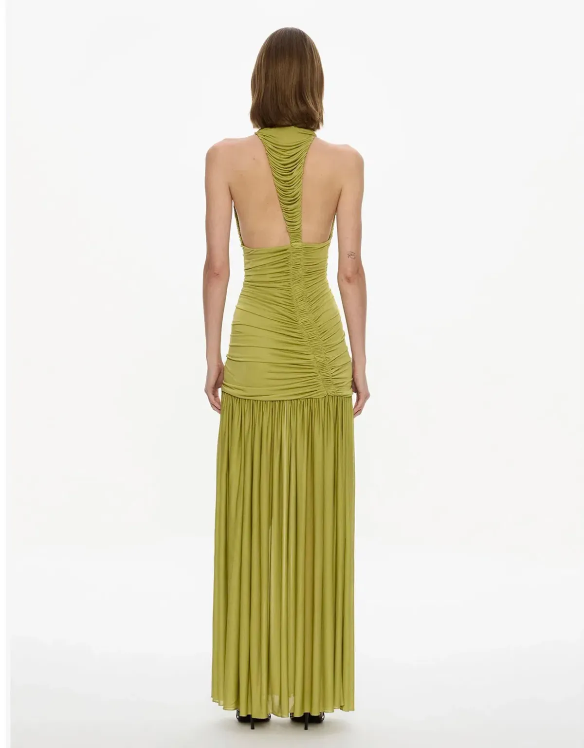Christoper Esber Orion Gown Green  - Image 2