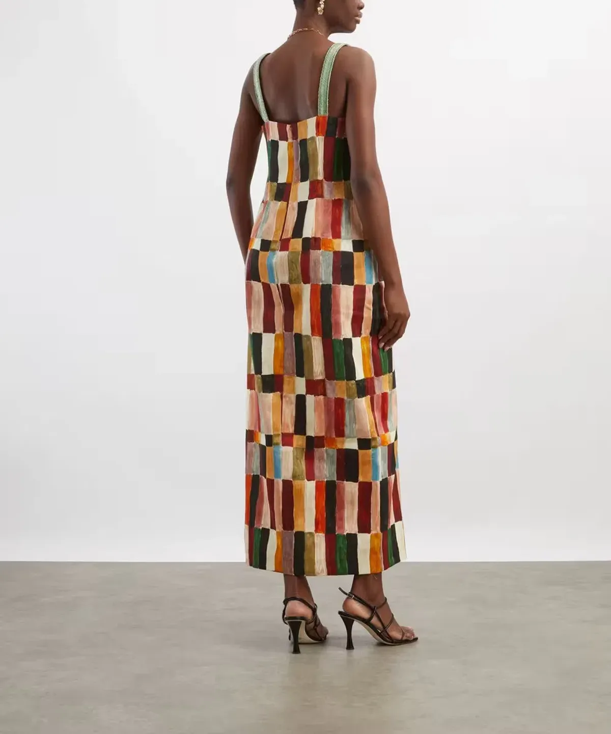 ALEMAIS Marjorelle Midi Dress Multi Size 8 AU - Image 4