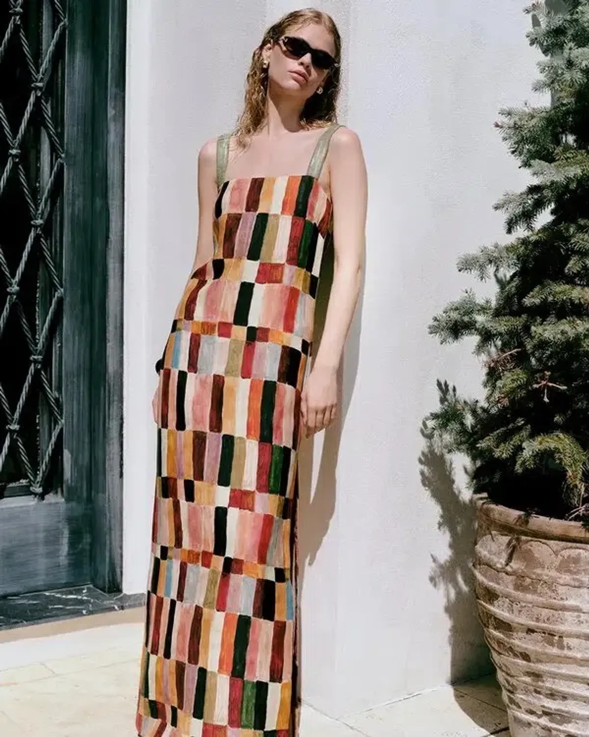 ALEMAIS Marjorelle Midi Dress Multi Size 8 AU - Image 12