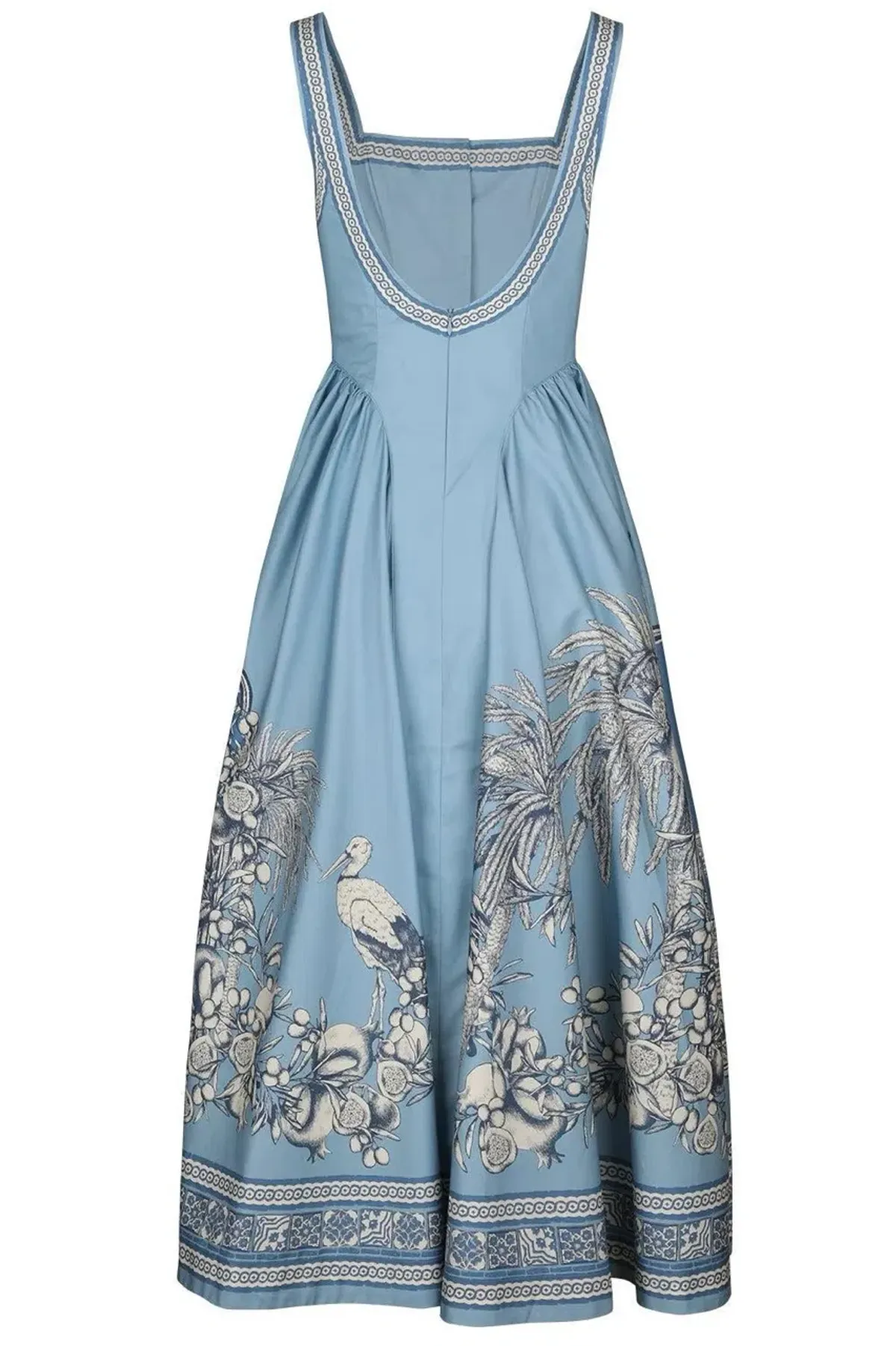 ALEMAIS Villa Romantica Midi Dress Blue Size 8 AU - Image 8