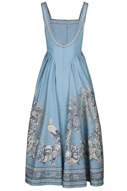 ALEMAIS Villa Romantica Midi Dress Blue Size 8 AU for rent on The Volte - image 8