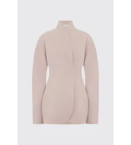 Lillian Khallouf Laff Mini Dress in Dusty Pink Size AU8 for rent on The Volte - image 2