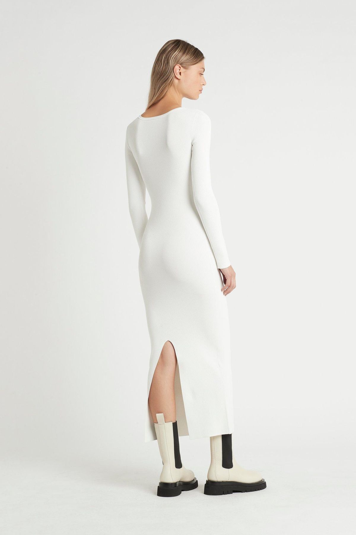 Sir The Label Celle Reversible Dress Midi White | AU 8 - Image 3