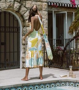 Steele Sia Midi Dress in Cabana Size XS / AU 6 for rent on The Volte - image 6