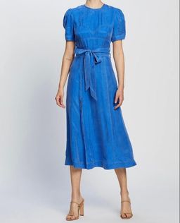 Alice McCall Eyes On You Midi Dress Blue Size 10 for rent on The Volte - image 1