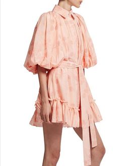 Aje Textural Mini Dress Floral Size 12 for rent on The Volte - image 3