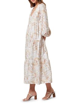 Charlie Holiday Agatha Floral Tiered Cotton Dress Print Size 8 for rent on The Volte - image 5